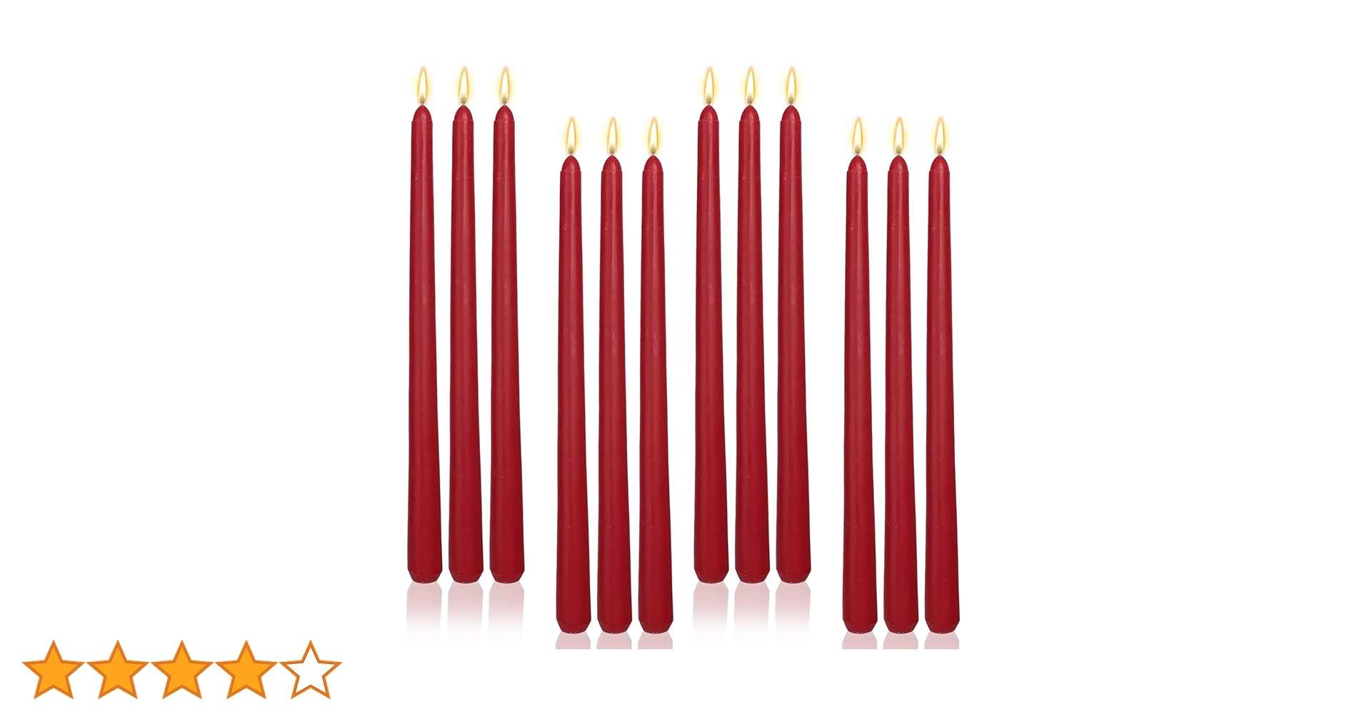 テーパーキャンドル 50本　ワインレッド　バーガンディ テーパーキャンドル 50本 ワインレッド バーガンディ ワイン